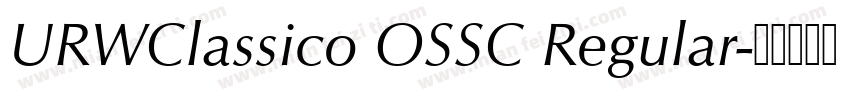 URWClassico OSSC Regular字体转换